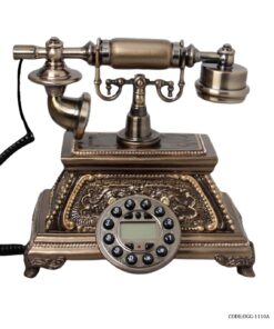 تلفن رومیزی نوستالژی برنزی مدل 1110
