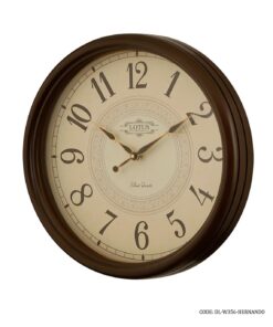 ساعت دیواری چوبی لوتوس مدل HERNANDO