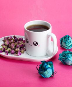 ماگ چینی مدل لپ صورتی