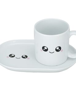 ماگ چینی مدل لپ صورتی