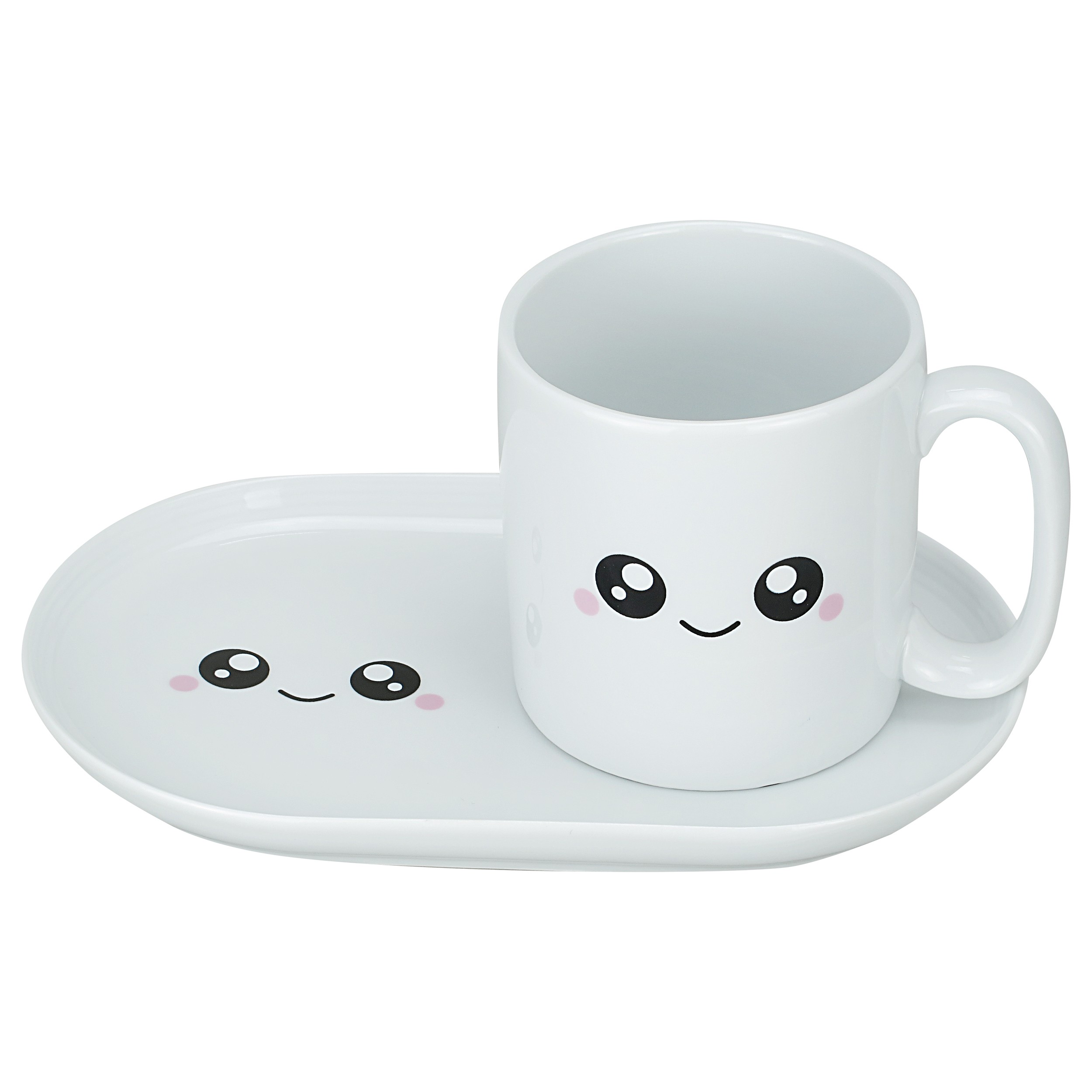 ماگ چینی مدل لپ صورتی