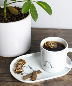 ماگ چینی مدل گربه و کاموا