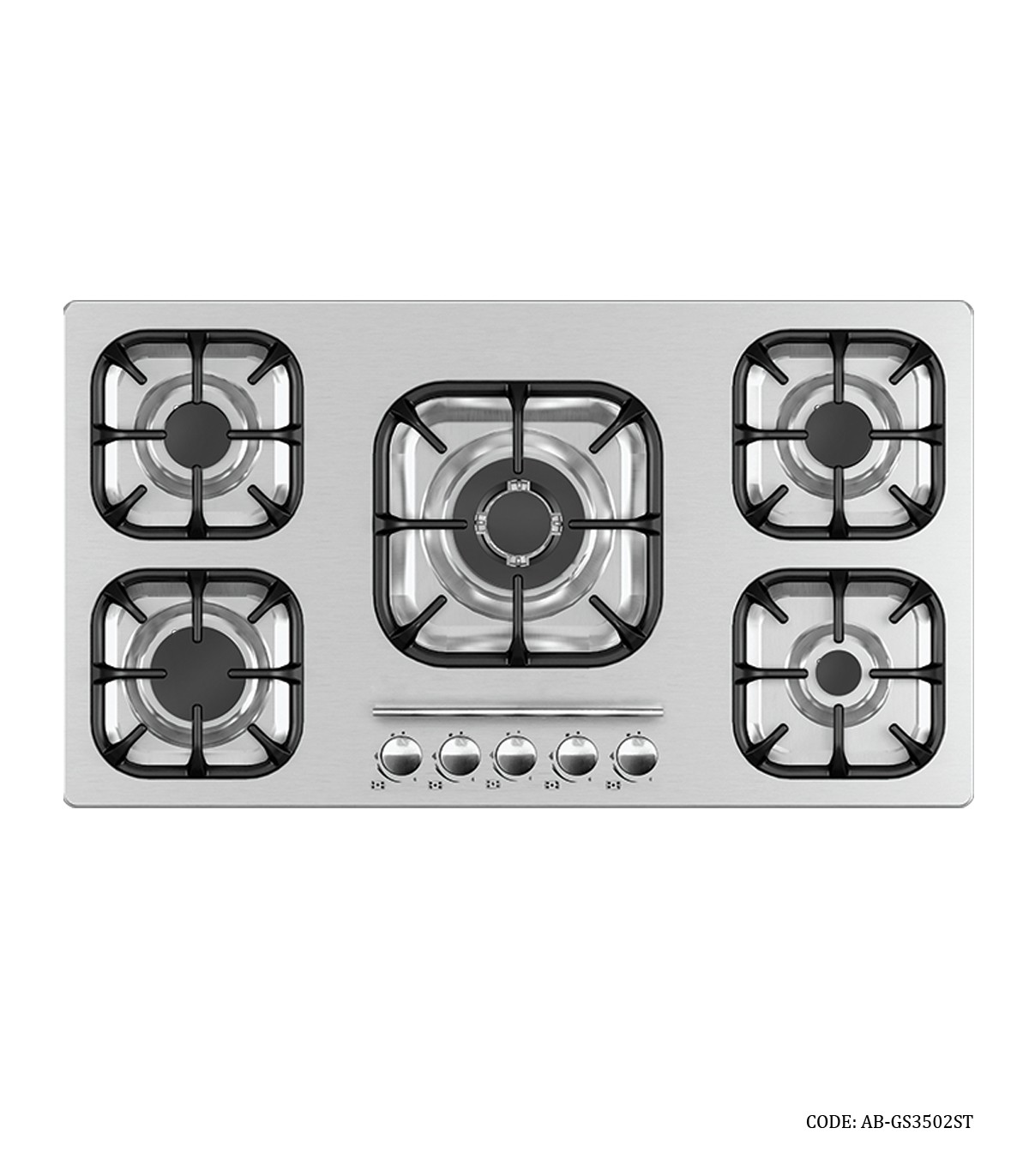 اجاق گاز صفحه ای پنج شعله مدل 3502