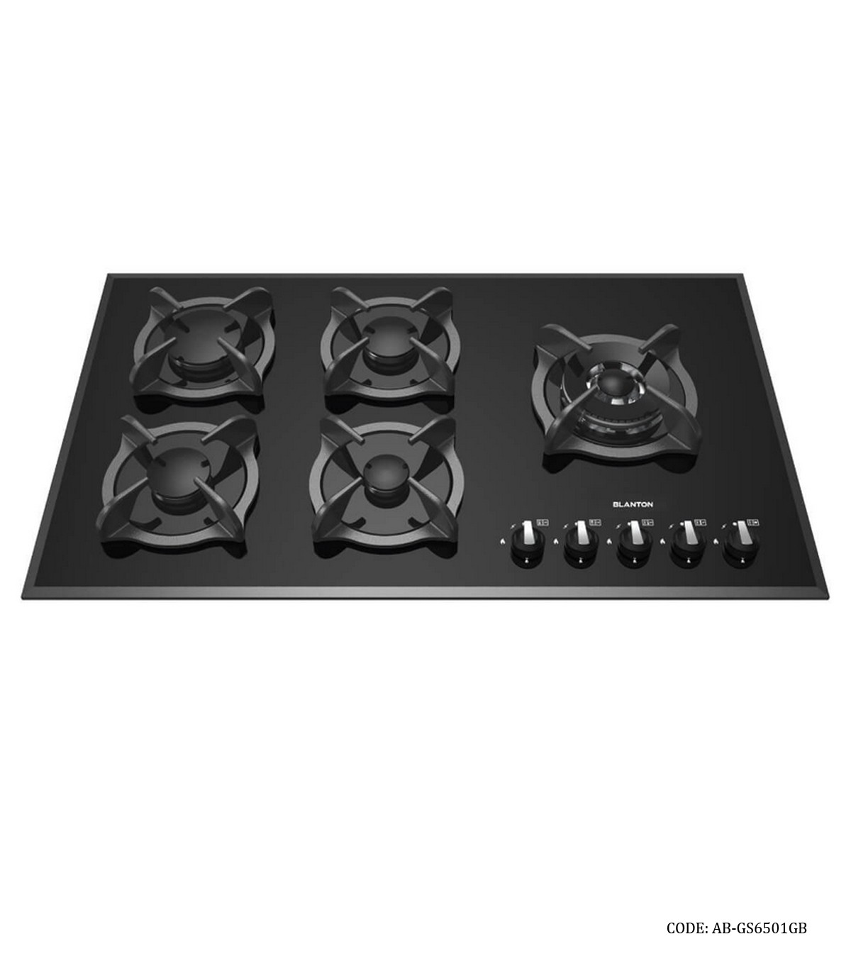 اجاق گاز صفحه ای پنج شعله بلانتون مدل 6501