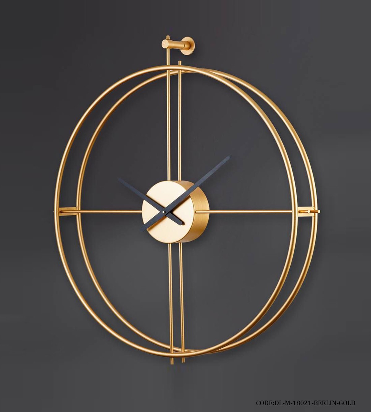 ساعت دیواری فانتزی فلزی مدل BERLIN کد 18021