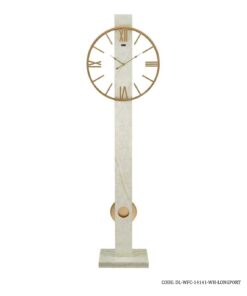 ساعت ایستاده فانتزی مدل LONGPORT سفید کد 14141