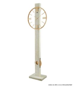 ساعت ایستاده فانتزی مدل LONGPORT سفید کد 14141