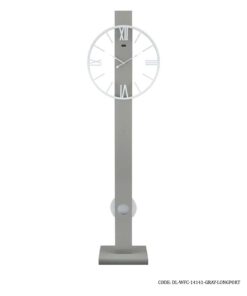 ساعت ایستاده فانتزی مدل LONGPORT طوسی کد 14141