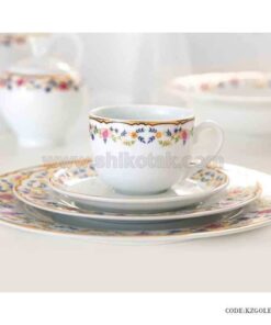 ظروف چینی 6 نفره زرین طرح گلستان
