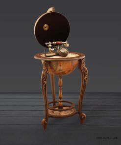 تلفن چوبی پایه دار کره ای مدل 816