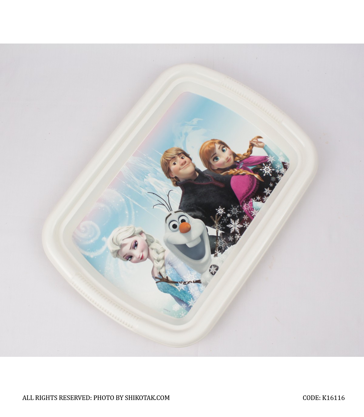 سینی سفید طرح فروزن