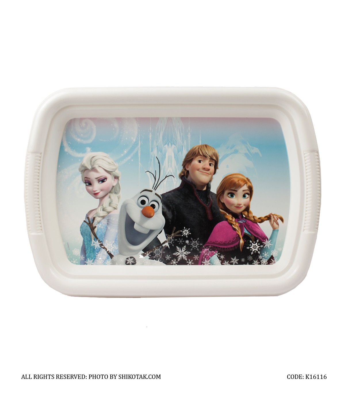 سینی سفید طرح فروزن