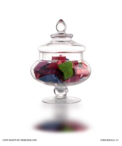 کندی باکس شیشه ای گرد پایه دار سری 13-121