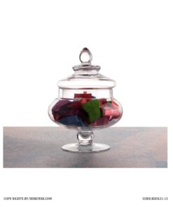 کندی باکس شیشه ای گرد پایه دار سری 13-121