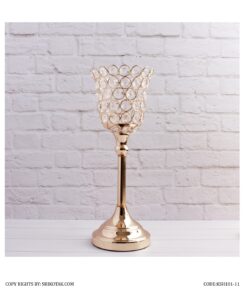 جاشمعی کریستالی پایه دار طرح شیپور