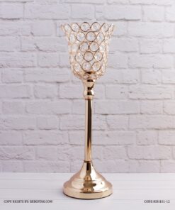 جاشمعی کریستالی پایه دار طرح شیپور