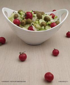 کاسه سالاد سرامیکی طرح موج