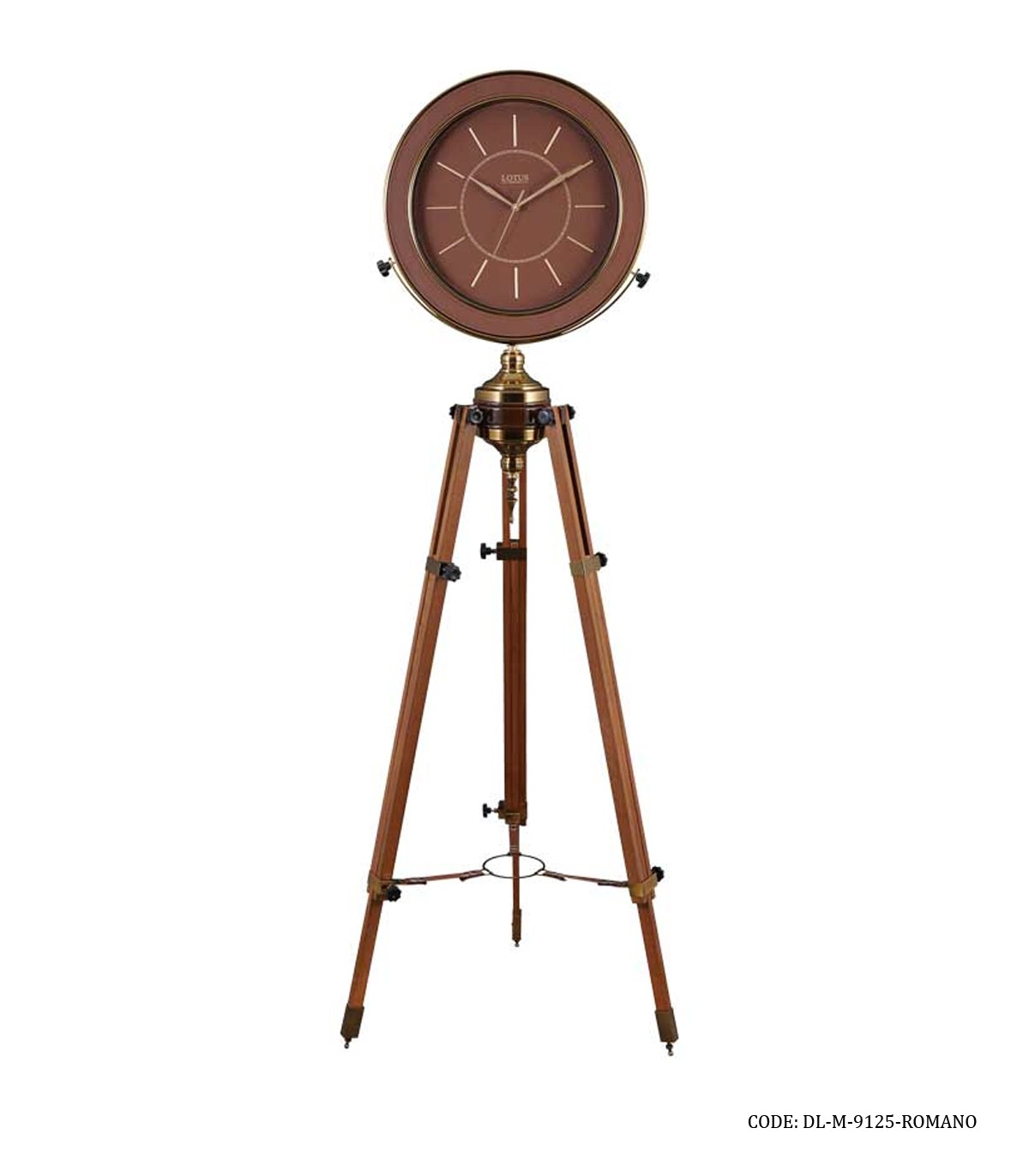 ساعت ایستاده سه پایه چوبی ROMANO مدل 9125