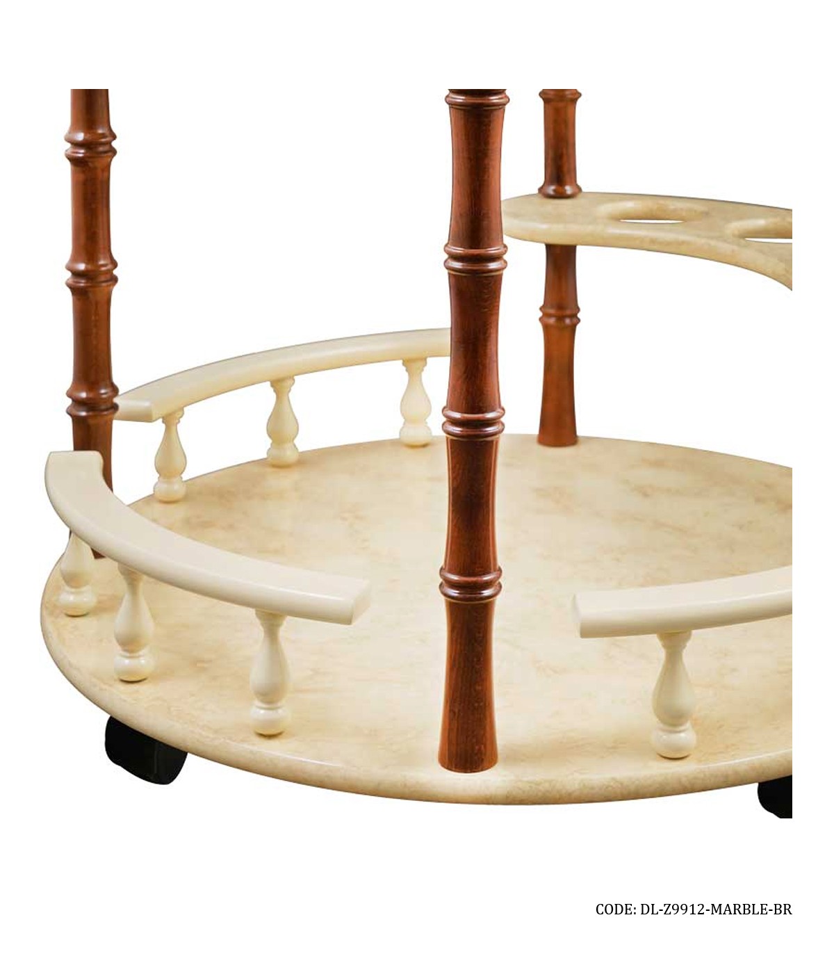 ترولی چوبی سرو و پذیرایی DENISE مدل 9912