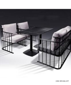 کاناپه دو نفره فلزی مدل لیرا