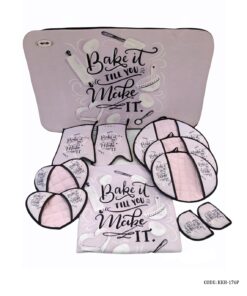 سرویس آشپزخانه پارچه ای 11 پارچه مدل کدبانو