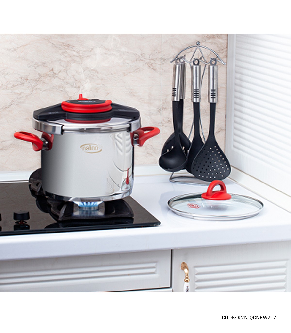 زودپز کلیپسی درب شیشه ای 6 لیتری مدل NEW