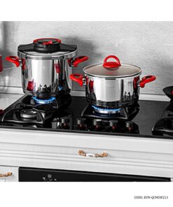 زودپز 6 لیتری دو قلو مدل QCNEW رنگ قرمز