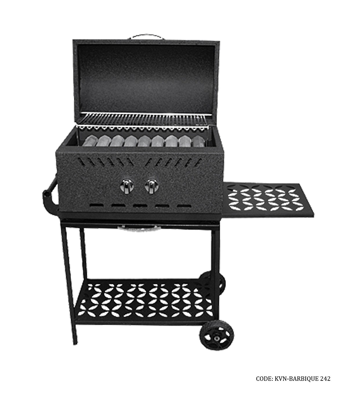 باربیکیو 9 شعله گازی ذغالی نالینو مدل DONA