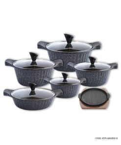 سرویس قابلمه 12 پارچه گرانیت مدل amaris