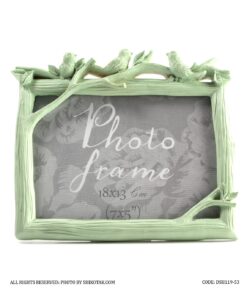 قاب عکس رومیزی افقی طرح کبوتر سبز