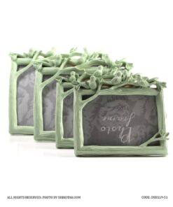 قاب عکس رومیزی افقی طرح کبوتر سبز