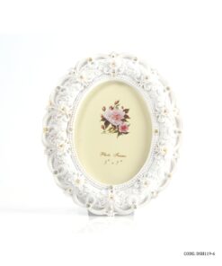 قاب عکس بیضی طرح گل