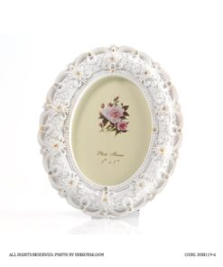 قاب عکس بیضی طرح گل