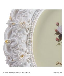 قاب عکس بیضی طرح گل