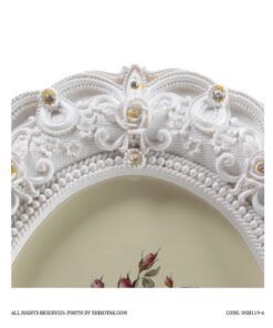 قاب عکس بیضی طرح گل