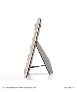 قاب عکس فانتزی گل برجسته رز صورتی