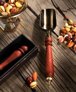 قاشق آجیل خوری دسته چوبی مدل سونا