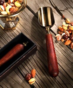 قاشق آجیل دسته چوبی مدل سارینا