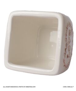 گلدان سرامیکی مربعی طرح Love