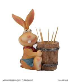 مجسمه جاخلالی طرح خرگوش آشپز