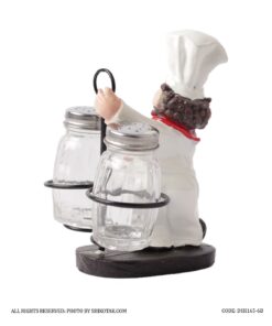 مجسمه آشپزخانه سرآشپز نمک پاش و فلفل پاش