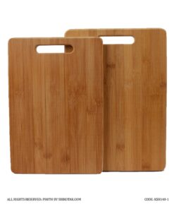 تخته آشپزخانه چوبی بامبو دو سایز کوچک و بزرگ
