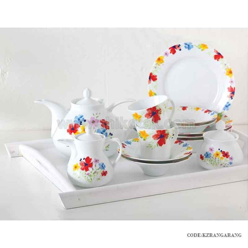 سرویس چینی ویژه ایرانی زرین 12 نفره 102 پارچه رنگارنگ