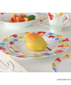 سرویس چینی ویژه ایرانی زرین 12 نفره 102 پارچه رنگارنگ