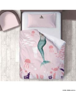 روتختی و ملحفه کشدار نوجوان دخترانه مدل پری دریایی