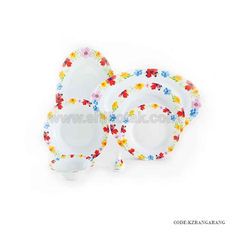 سرویس چینی ویژه ایرانی زرین 12 نفره 102 پارچه رنگارنگ