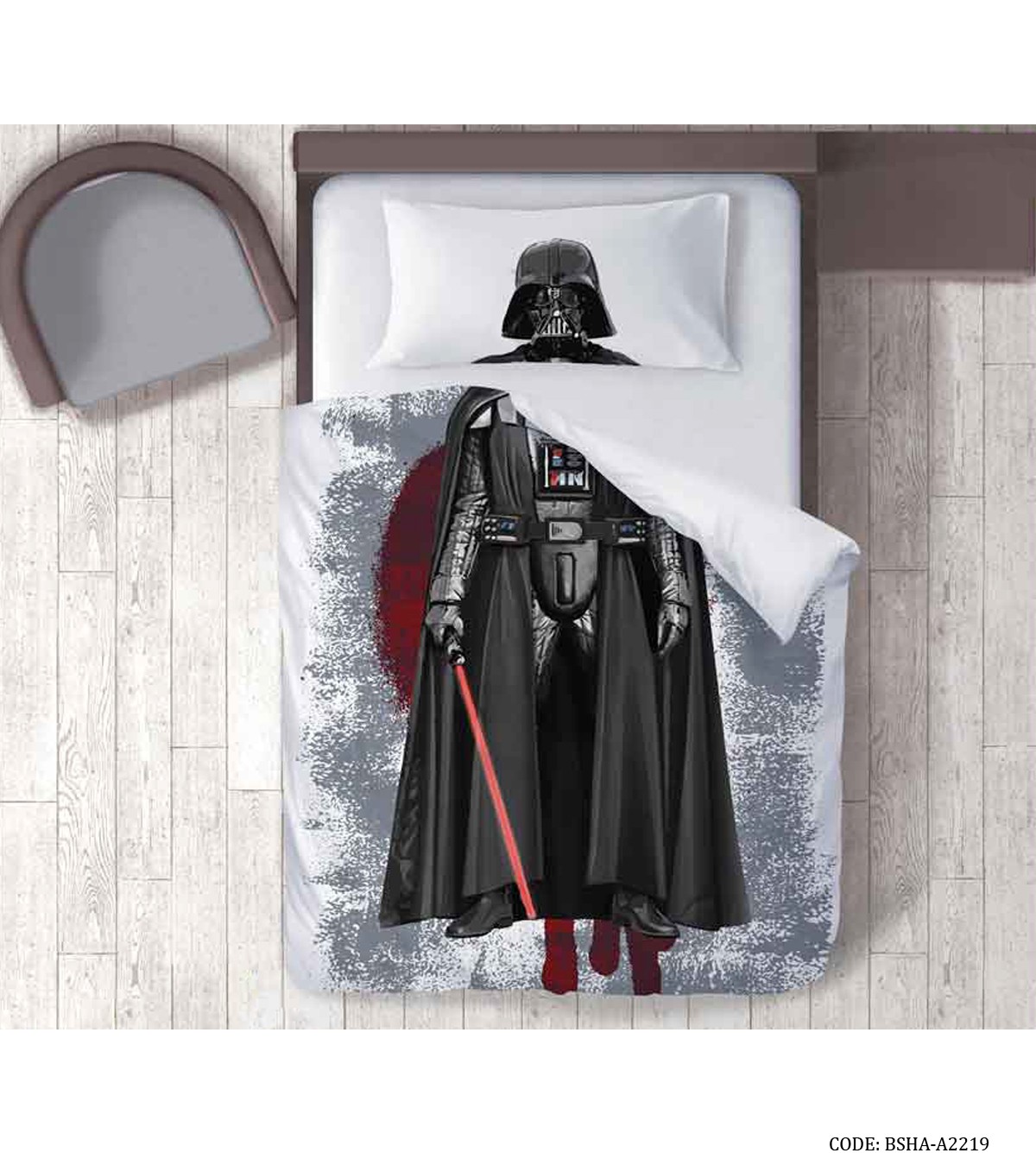 سرویس روتختی و ملحفه کشدار نوجوان پسرانه مدل مرد جنگی