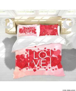 ست روتختی دو نفره مدل LOVE