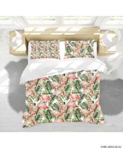 روتختی و ملحفه کشدار دو نفره مدل هاوایی