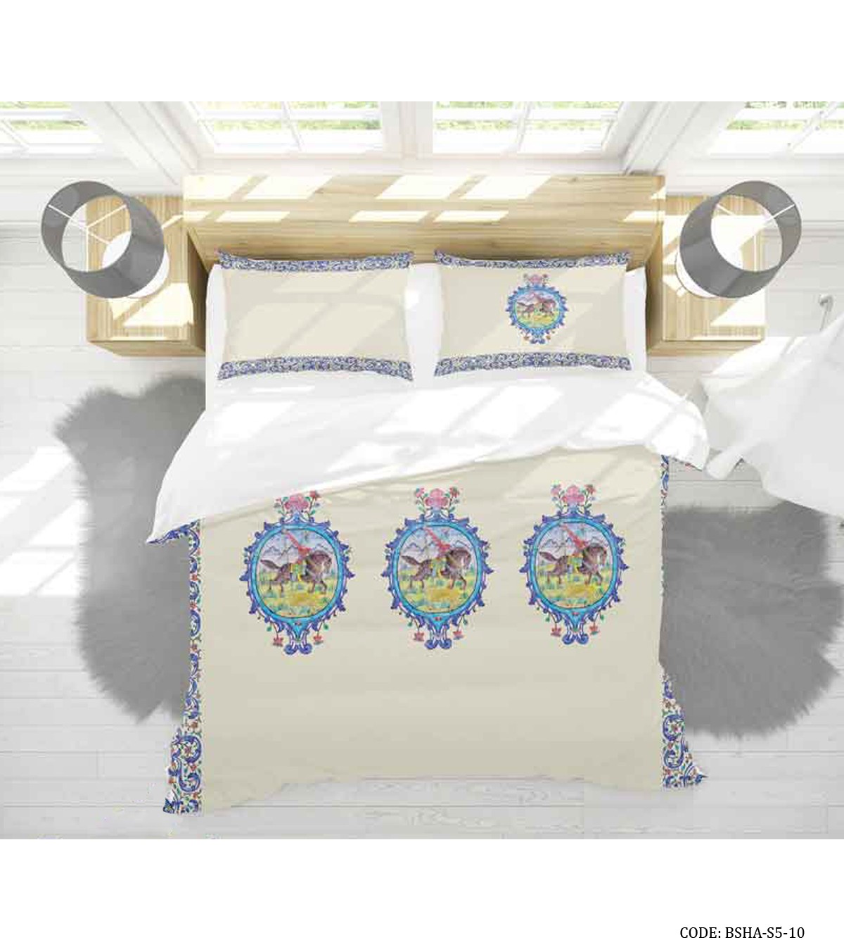 سرویس روتختی لحاف دوختدار دو نفره مدل سنتی